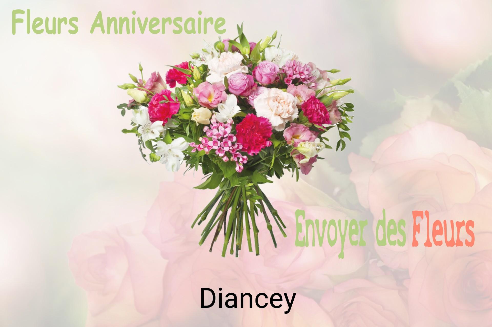 Bouquet de fleurs d’anniversaire livré à Diancey